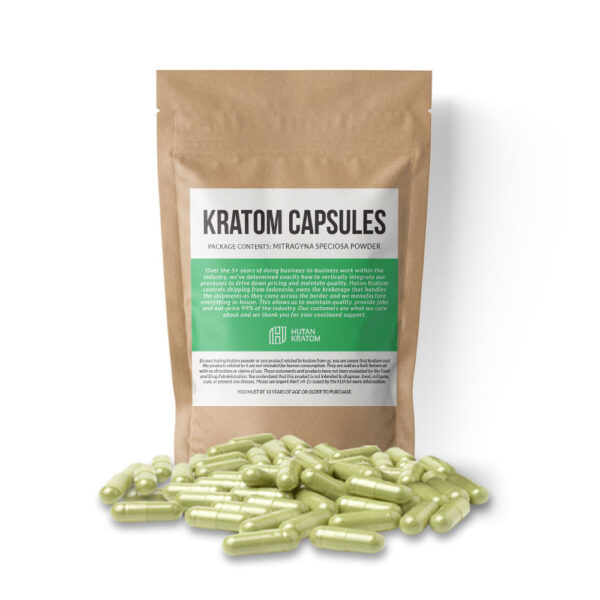 Hutan Kratom Wholesale Kratom Capsule Packaging (BACK)