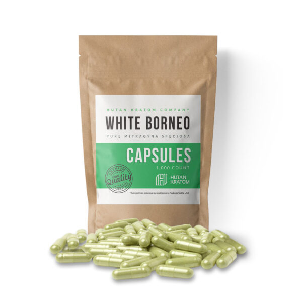 White Borneo Capsule Packaging (FRONT)