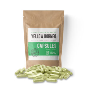 Yellow Borneo Capsule Packaging (FRONT)