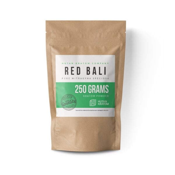 Red Bali Kratom Powder Packaging (FRONT)