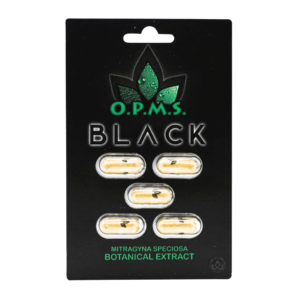 OPMS Black Kratom-Extract Capsules 5Pack