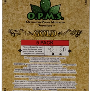 OPMS Gold Botanical Extract – 5pk