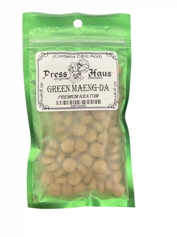 press-haus-green-maengda-kratom-tablets Press Haus green Maeng Da Kratom Tablets